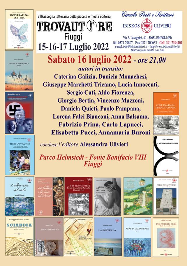 Fiera del libro di Fiuggi - Trovautore 2022